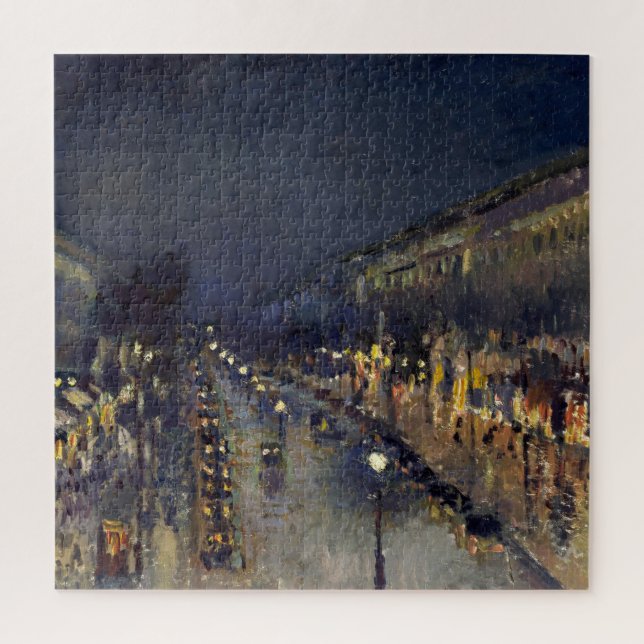 Camille Pissarro Boulevard Montmartre Puzzle (Vertikal)