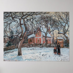 Camille Pissarro - Chataigniers a Louvecienne Poster