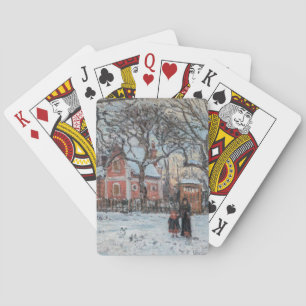 Camille Pissarro - Chataigniers a Louvecienne Spielkarten