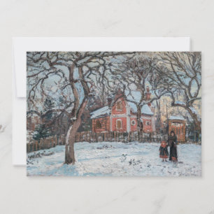 Camille Pissarro - Chataigniers a Louveciennes Einladung