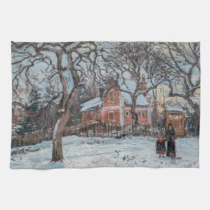 Camille Pissarro - Chataigniers a Louveciennes Geschirrtuch