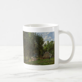 Camille Pissarro- das Haus im Wald Kaffeetasse