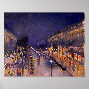 Camille Pissarro Der Boulevard Montmartre Poster