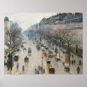 Camille Pissarro - Der Boulevard Montmartre Poster