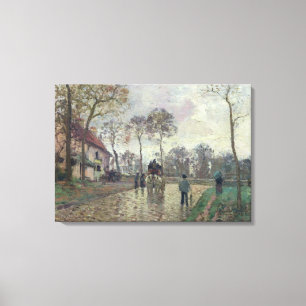 Camille Pissarro   Der Coach nach Louveciennes, 18 Leinwanddruck