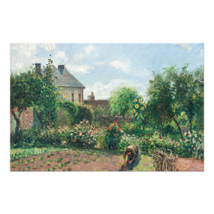 Camille Pissarro Der Künstlergarten in Eragny Fotodruck