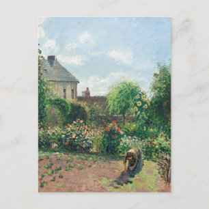 Camille Pissarro Der Künstlergarten in Eragny Postkarte