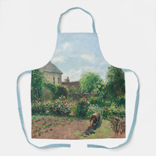 Camille Pissarro Der Künstlergarten in Eragny Schürze