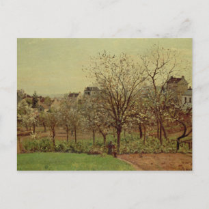 Camille Pissarro   Der Obstgarten, 1870 (Öl auf Ca Postkarte