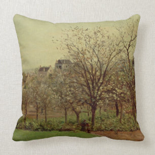 Camille Pissarro der Obstgarten, 1870 (Öl auf Kissen
