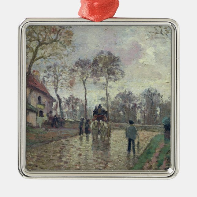 Camille Pissarro | der Trainer zu Louveciennes, Ornament Aus Metall (Vorne)