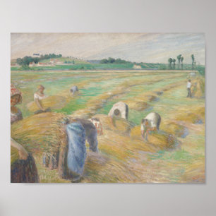 Camille Pissarro - Die Ernte Poster