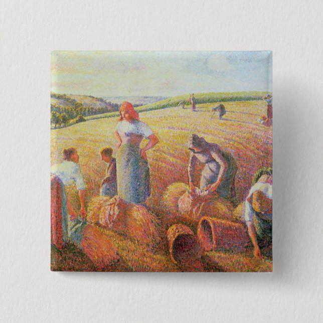 Camille Pissarro | die Gleaners, 1889 Button (Vorderseite)