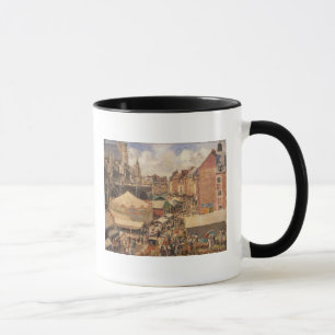 Camille Pissarro   die Messe in Dieppe, sonniges Tasse