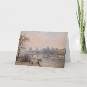 Camille Pissarro - Die Seine und der Louvre Karte
