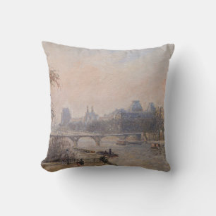 Camille Pissarro - Die Seine und der Louvre Kissen