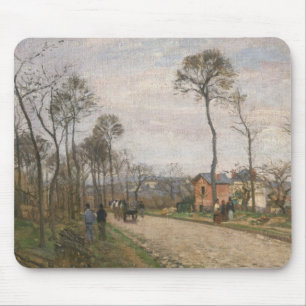 Camille Pissarro   die Straße von Louveciennes, Mousepad