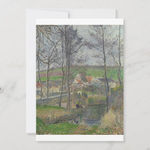 Camille Pissarro - Die Ufer der Viosne bei Osny Einladung