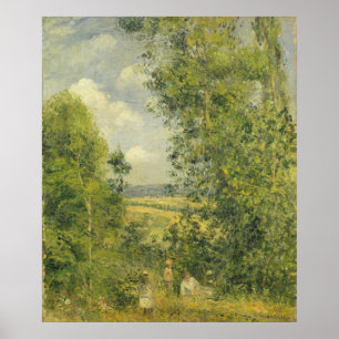 Camille Pissarro   ein Erholung in der Wiese Poster
