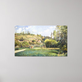 Camille Pissarro Ein Landhaus in Valhermeil, Auver Leinwanddruck