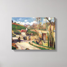 Camille Pissarro Eine Kreuzung aus Hermitage, Po