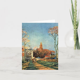 Camille Pissarro Einfahrt Dorf Voisins Karte