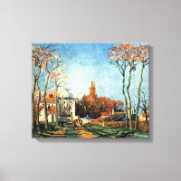 Camille Pissarro Eintritt in das Dorf Voisin