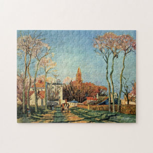 Camille Pissarro Eintritt in das Dorf Voisins Puzzle