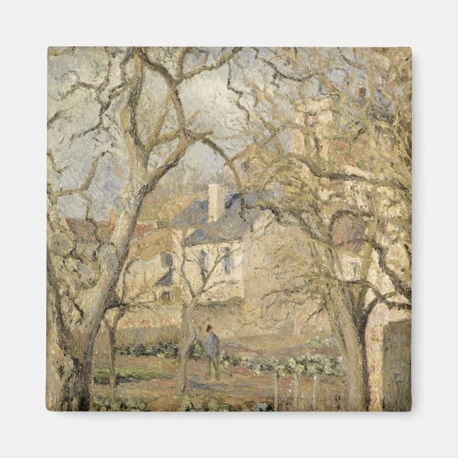 Camille Pissarro | Gemüsegarten, 1878 Magnet (Vorne)