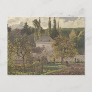 Camille Pissarro   Haus in Hermitage, Pontois Postkarte