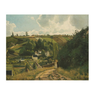 Camille Pissarro - Jalais Hügel, Pontoise Holzwanddeko