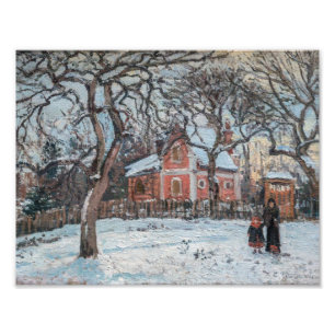 Camille Pissarro - Kastanien in Louvecienne Fotodruck