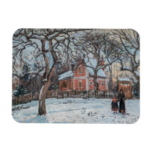 Camille Pissarro - Kastanien in Louvecienne Magnet