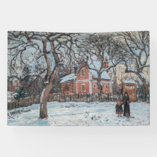 Camille Pissarro - Kastanien in Louveciennes Banner