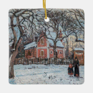 Camille Pissarro - Kastanien in Louveciennes Keramikornament