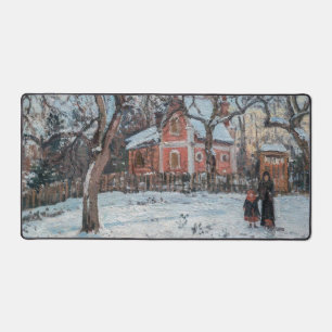 Camille Pissarro - Kastanien in Louveciennes Schreibtischunterlage