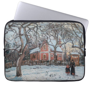 Camille Pissarro - Kastanienbäume in Louveciennes Laptopschutzhülle