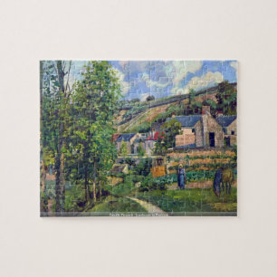 Camille Pissarro - Landschaft in Pontiose Puzzle