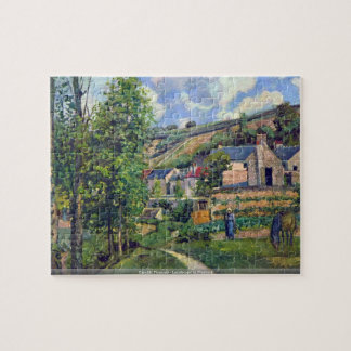 Camille Pissarro - Landschaft in Pontiose Puzzle