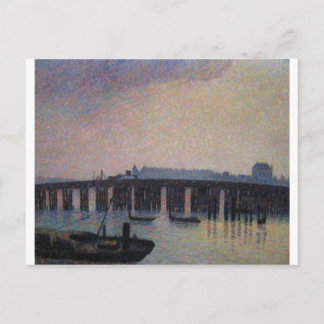 Camille Pissarro - Old Chelsea Bridge 1871 London Postkarte