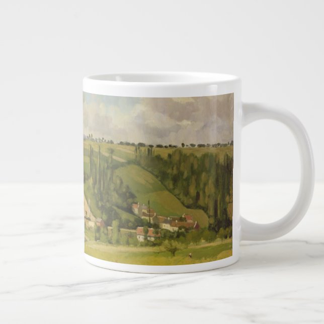 Camille Pissarro| Paysage aux Patients, Pointoise Jumbo-Tasse (Rechts)