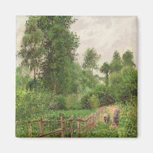 Camille Pissarro   Paysage, Temps gris ein Eragny Magnet