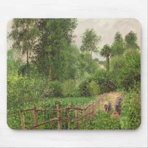Camille Pissarro   Paysage, Temps gris ein Eragny Mousepad