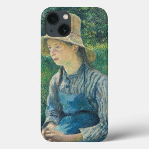 Camille Pissarro   Peasant Girl with a Straw Hat,  iPhone 13 Hülle