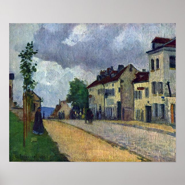 Camille Pissarro - Rue de Gisors Poster (Vorne)