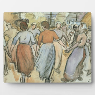 Camille Pissarro   Runde, c.1884 (w/c auf Papier) Fotoplatte