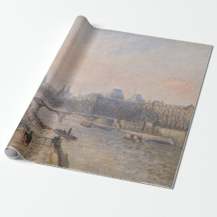 Camille Pissarro - Seine und Louvre Geschenkpapier