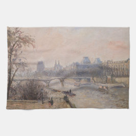 Camille Pissarro - Seine und Louvre Geschirrtuch