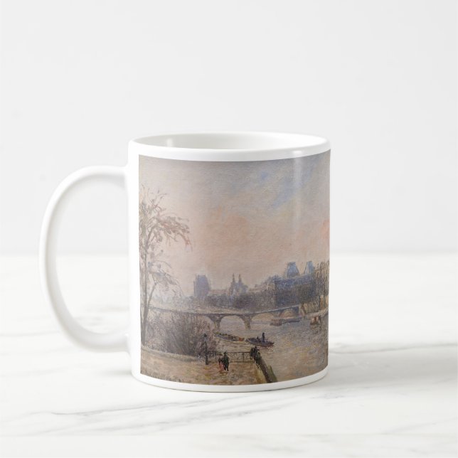 Camille Pissarro - Seine und Louvre Kaffeetasse (Links)
