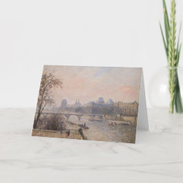 Camille Pissarro - Seine und Louvre Karte